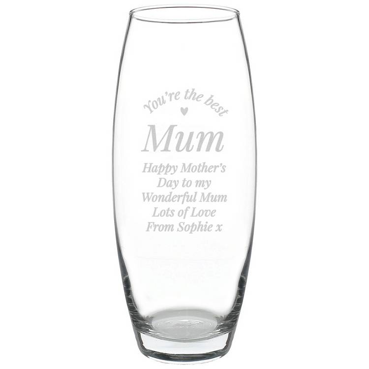Personalised Message You Are The Best Bullet Vase 0