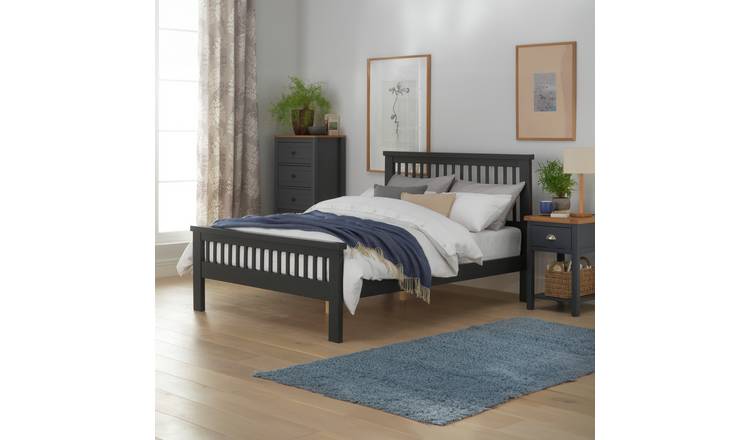 Double bed base with deals drawers argos