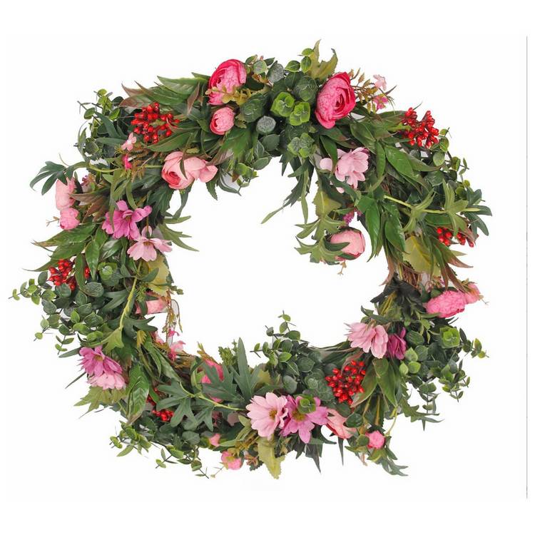 Garden XP Artificial Summer Wreath 0