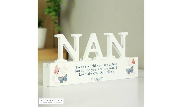 Personalised Message Butterfly NAN Ornament