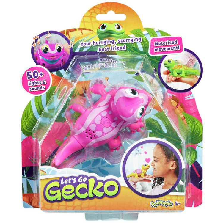 Animagic Let's Go Gecko - Pink 0