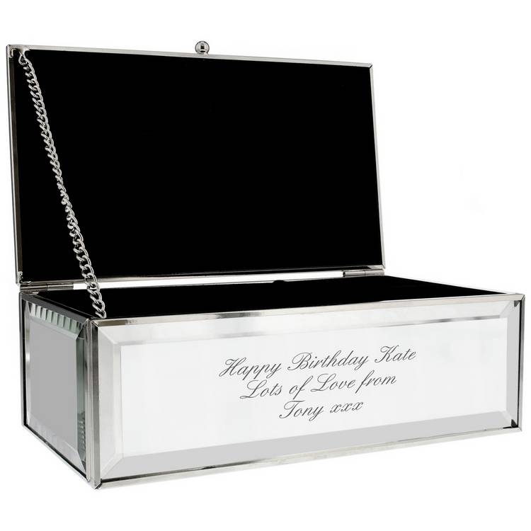 Personalised Message Jewellery Box 0
