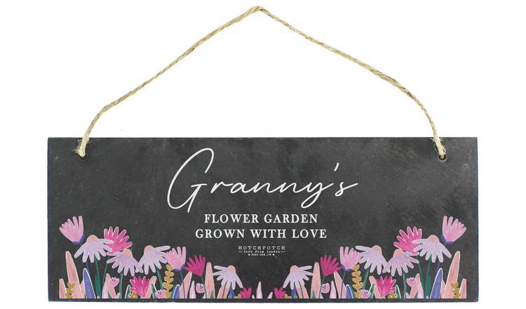 Personalised Message Wild Flower Garden Sign