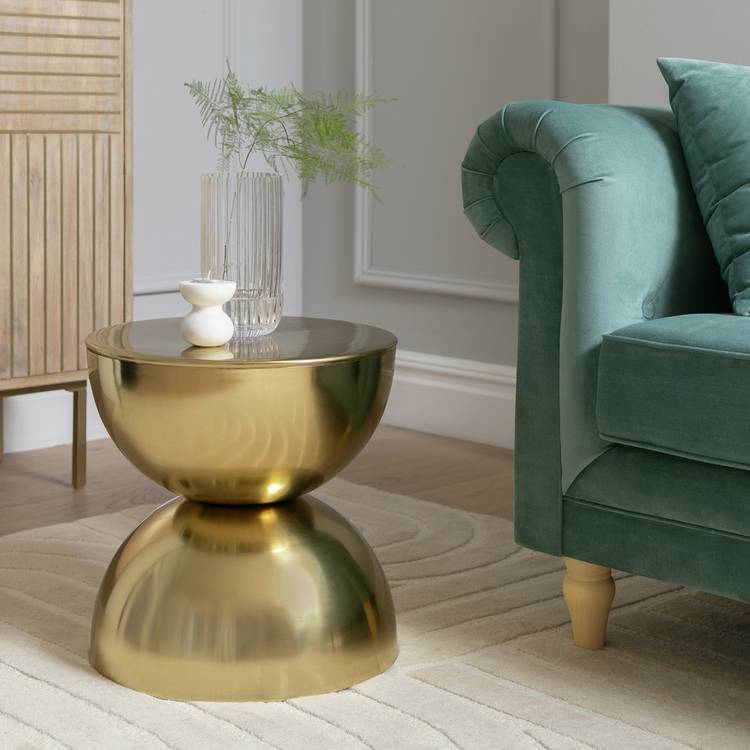 Habitat Zelda Side Table - Gold 0