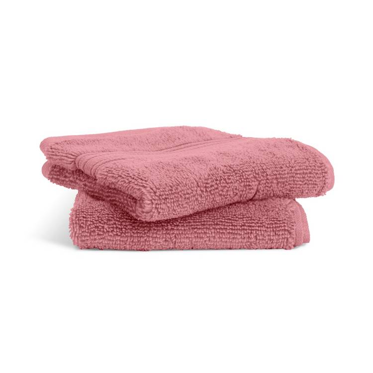 Habitat Supersoft 2 Pack Face Cloth - Rose 0