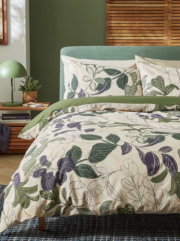 Brighton Floral Bold Funky Colourful Flowers Soft Duvet Cover Set