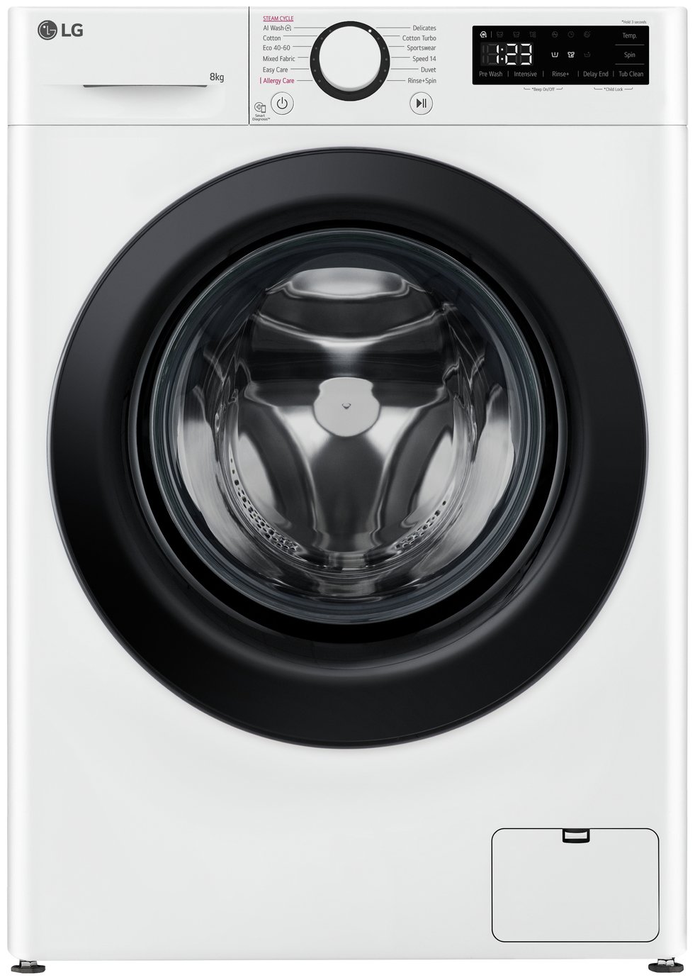 LG F2Y508WBLN1 8KG 1200 Spin Washing Machine - White