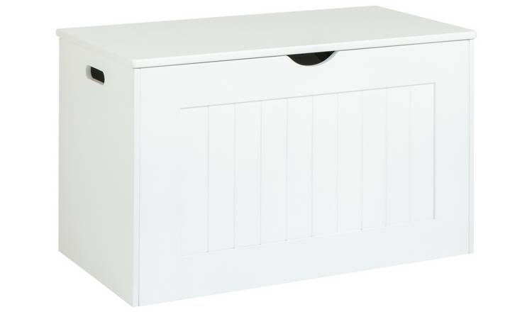 Argos Home Shaker Blanket Box - White