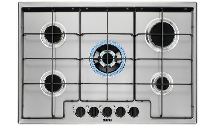 Zanussi ZGNN752X 75cm Gas Hob - Stainless Steel