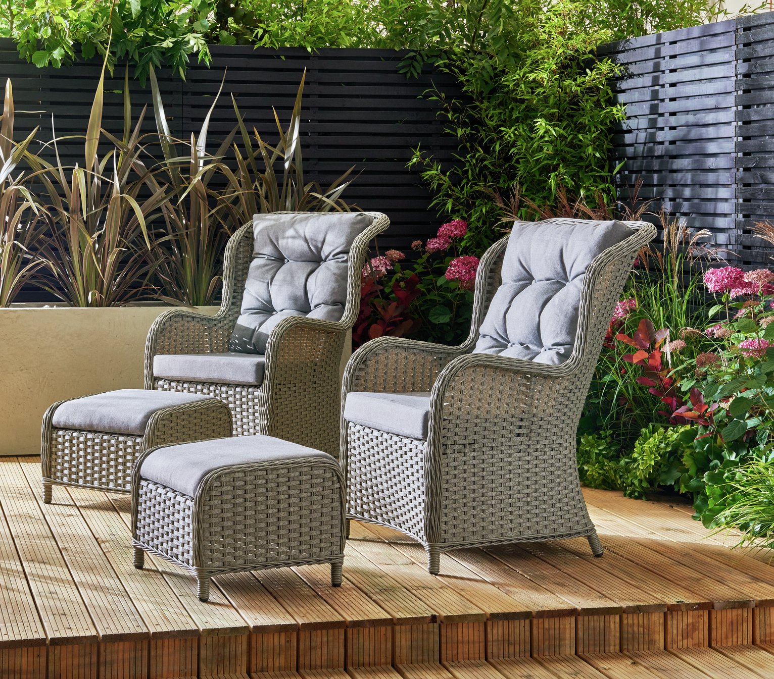 Argos Home Dave 2 Seater Lounger Set with Side Table Review