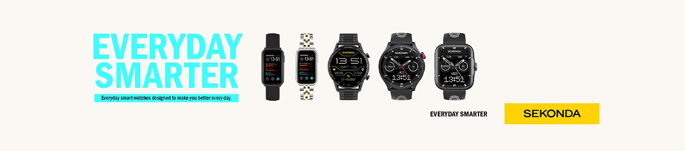 Sekonda. Everyday smarter. Every smart watches designed to make you better every day.