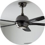 Ceiling fans.
