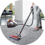 Dyson corded vacuums.