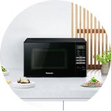 Standard microwaves.