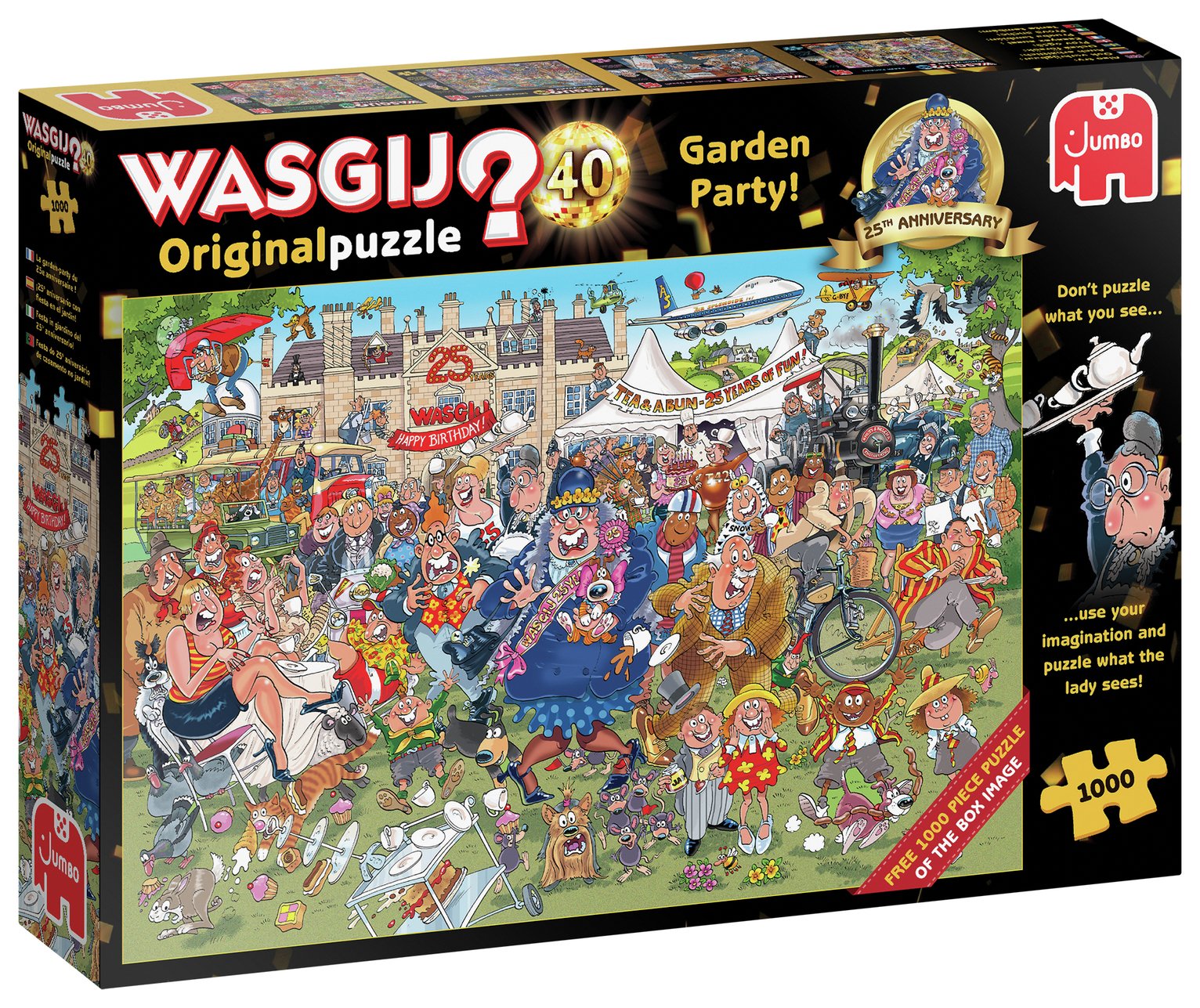 Wasgij Original 40, 25th Anniversary Garden Party Puzzle