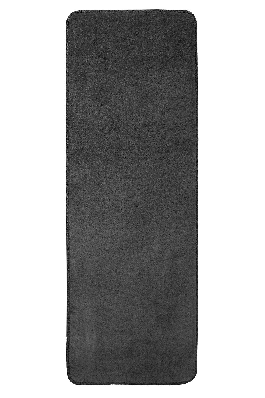 Homemaker Relay Plain Short Pile Runner - 60x200cm -Charcoal