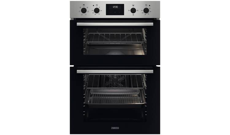 Zanussi ZKHNL3X1 Built In Double Electric Oven - S/Steel