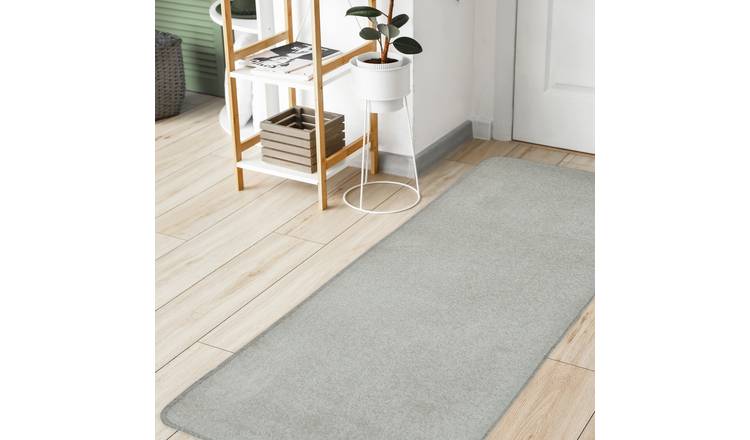 Buy Homemaker Relay Plain Short Pile Runner - 60x200cm - Natural ...