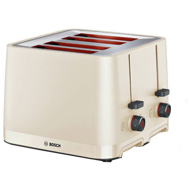 Bosch TAT3M147GB MyMoment Infuse 4 Slice Toaster - Cream 0