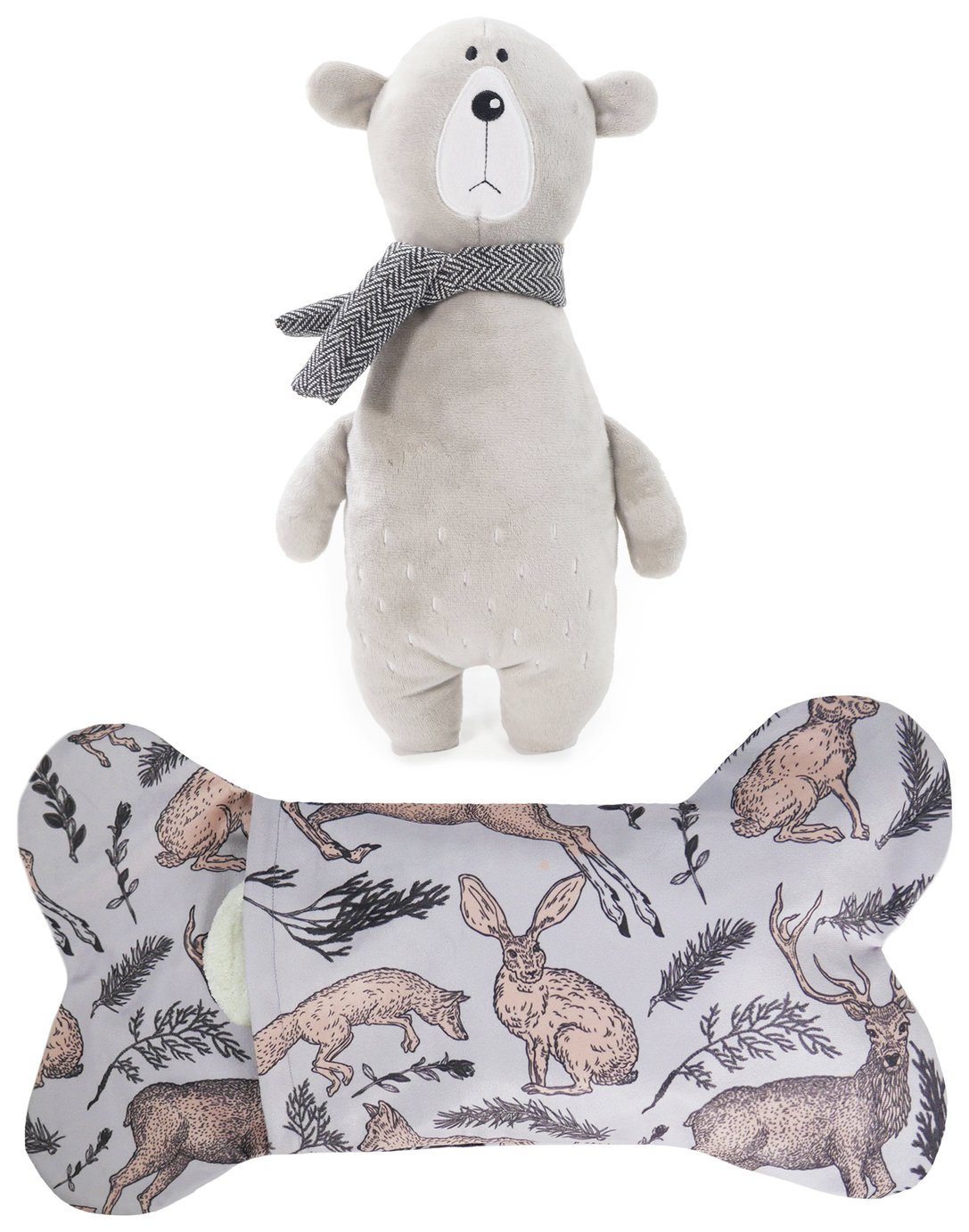 Rosewood Woodland Bone and Bowie Bear Dog Toy Bundle review