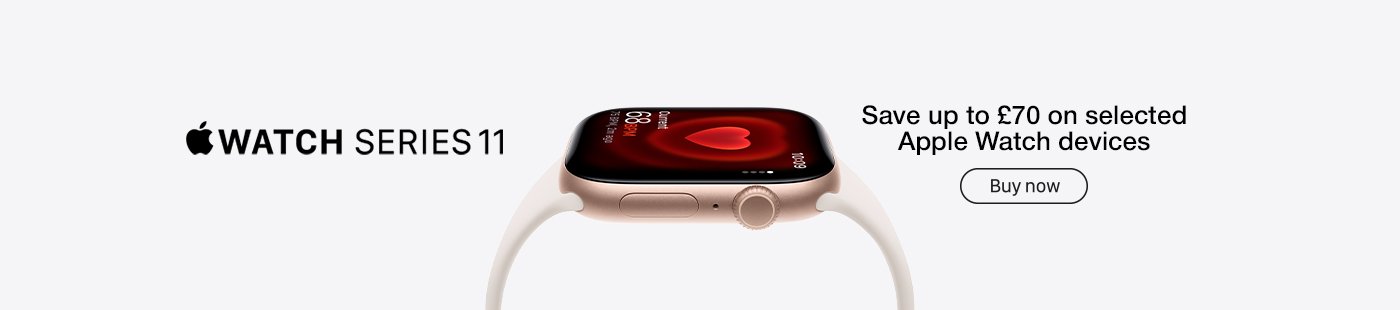 Apple Watch Series 11. Save up to £70 on selected Apple Watch devices.