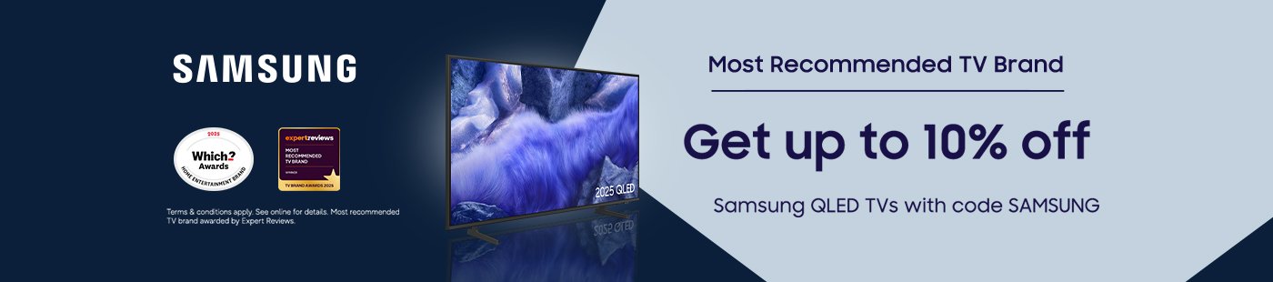 Samsung. Get up to 10% off. Samsung QLED TVs with code SAMSUNG.