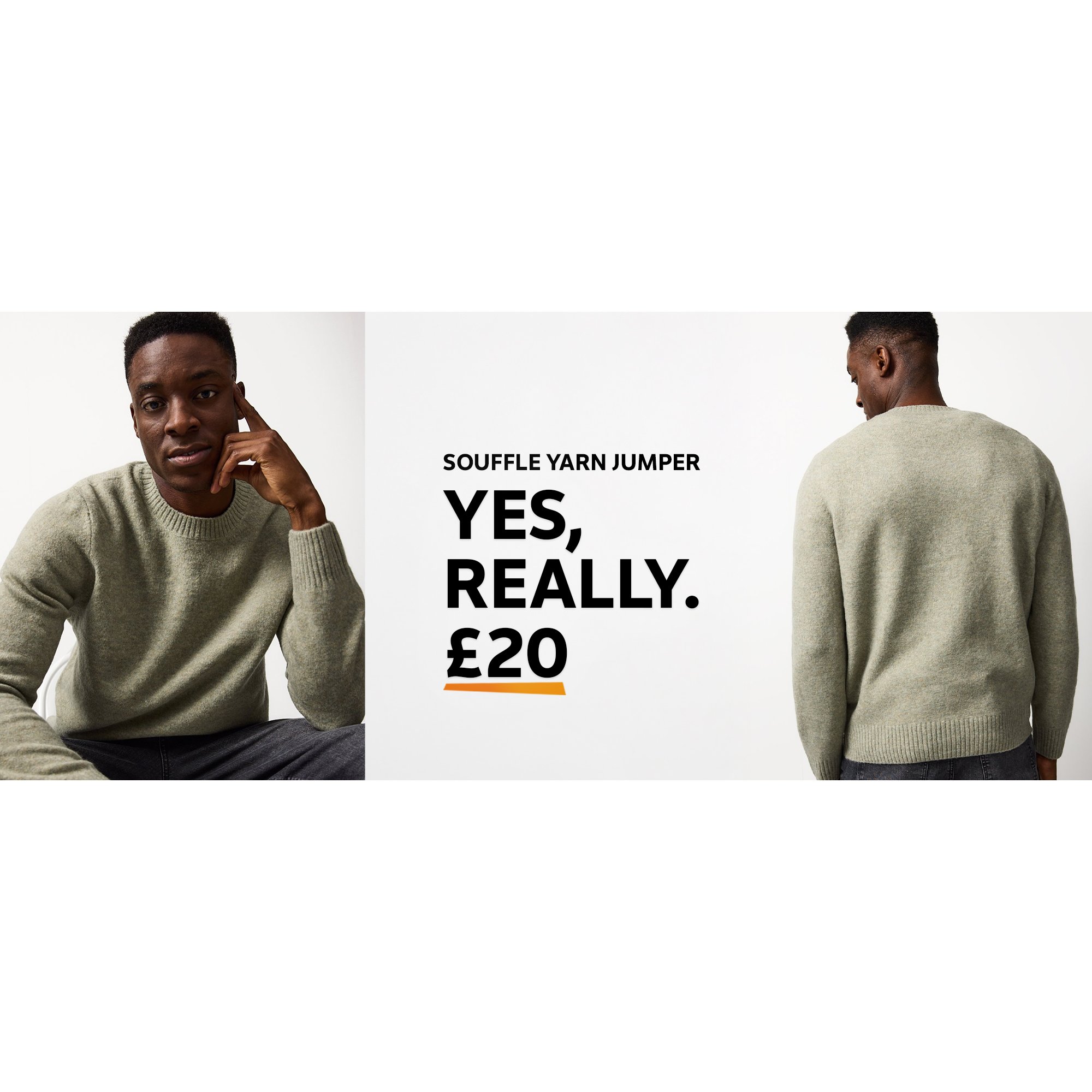 Souffle yarn jumper. Yes, really. £20.