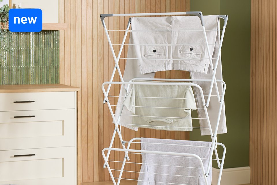New in utility and bathroom includes laundry baskets, storage, bins and more.