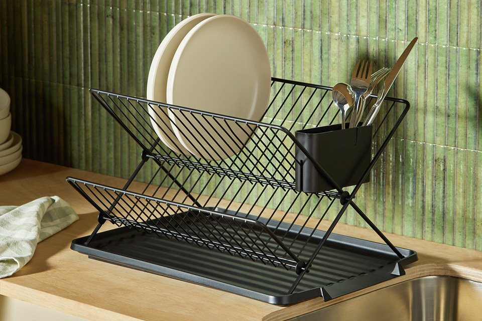 Kitchen storage. Includes storage jars, bins, sinkware and more.