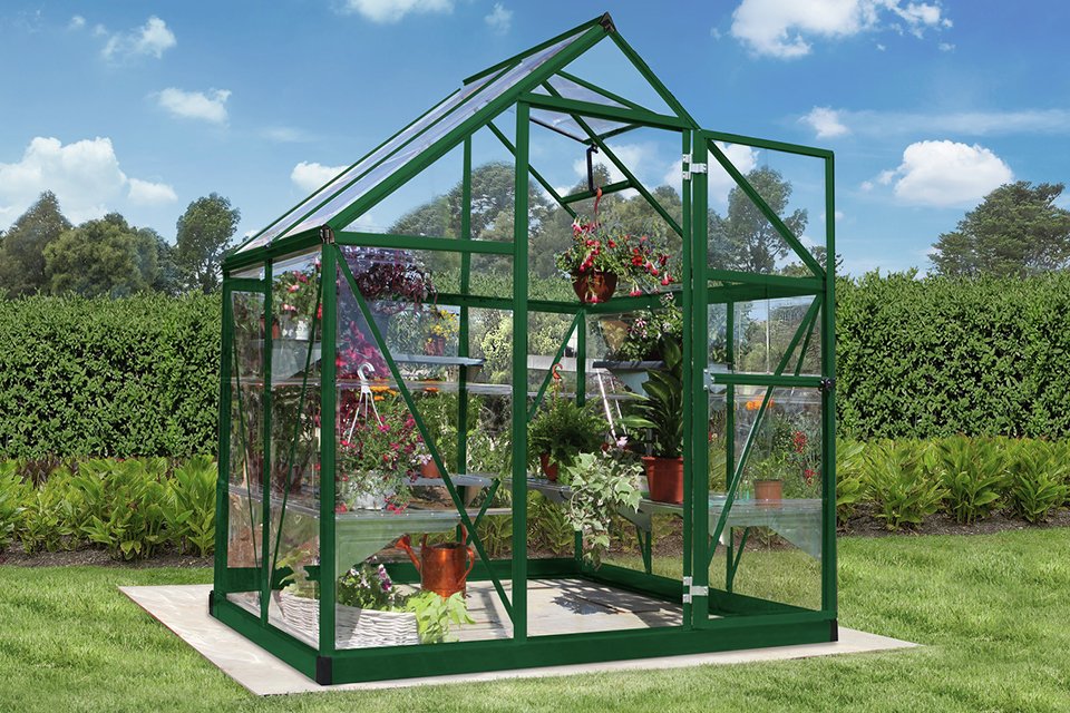 Palram - Canopia Harmony Green Greenhouse - 6 x 4ft.
