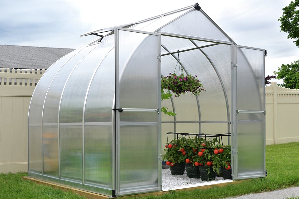 Palram Canopia Bella Silver Greenhouse.