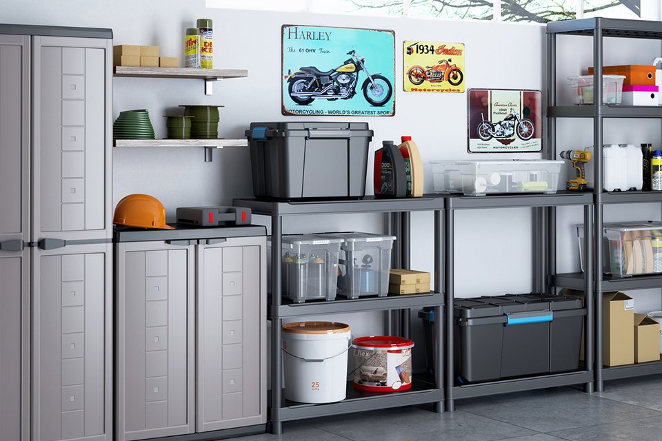 Keter Plus 5-Tier Heavy Duty Shelving Unit.