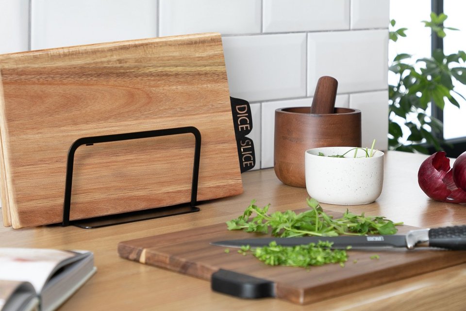 Kitchenware. Includes utensils, chopping boards and more.