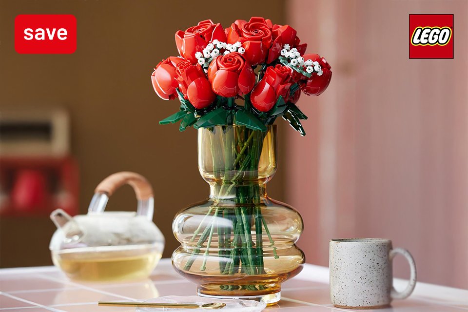 Save up to 25% on selected LEGO® sets. This Valentines Day!