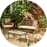 Habitat Global Garden Sofa Set.
