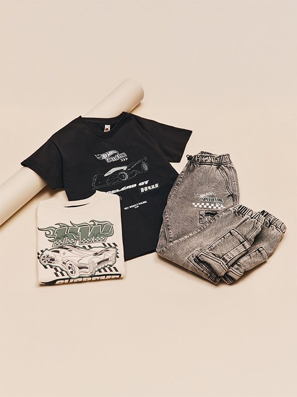 Hot Wheels. Get them ready for action in clothing inspired their favourite toy! Shop Hot Wheels.