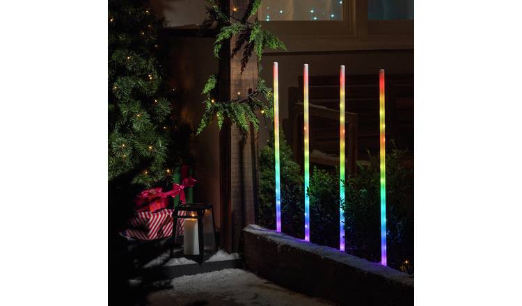 Argos Home Pack of 4 Christmas Path Finder Lights