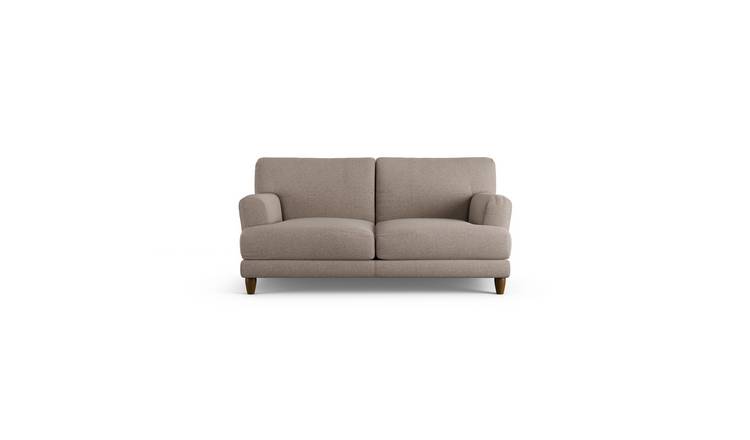 Habitat Askem Fabric 2 Seater Sofa - Mocha - Dark Leg