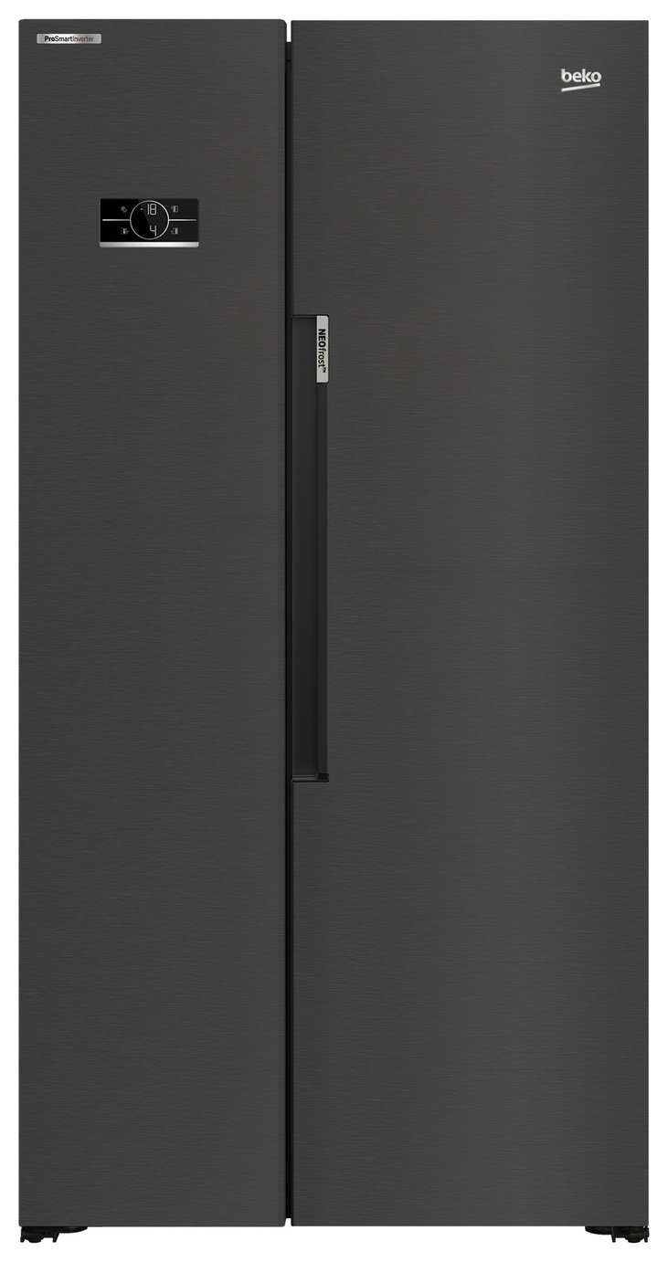 Beko ASL1442VPZ American Fridge Freezer - Black