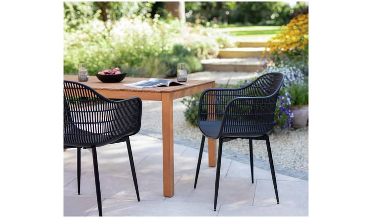 Argos plastic garden outlet chairs