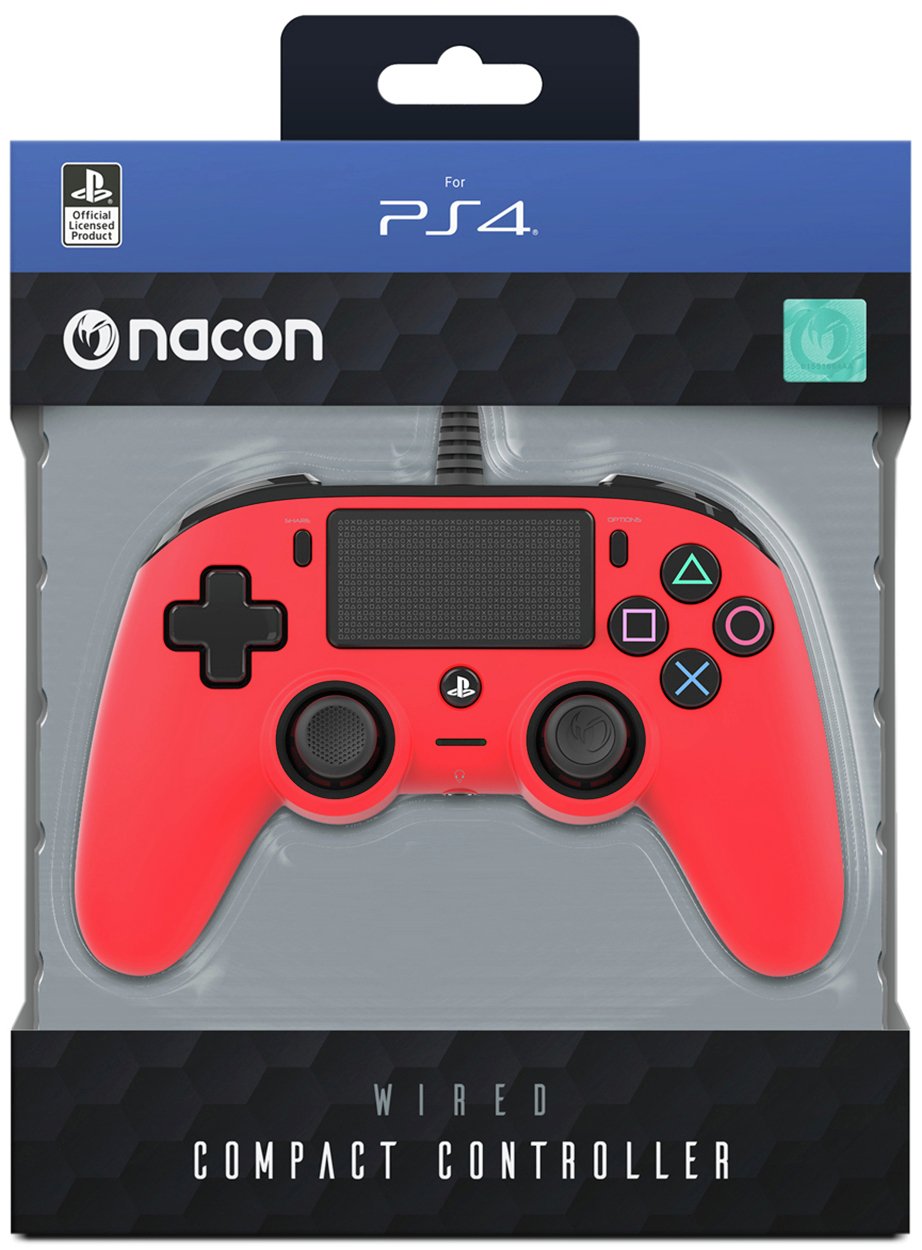 red ps4 controller argos