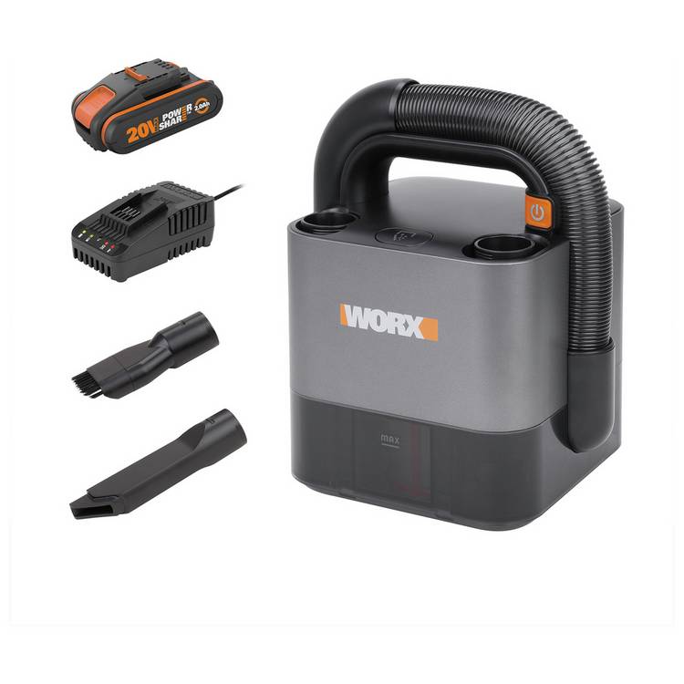 Worx Cordless Compact Vacuum Cleaner - 20V 0