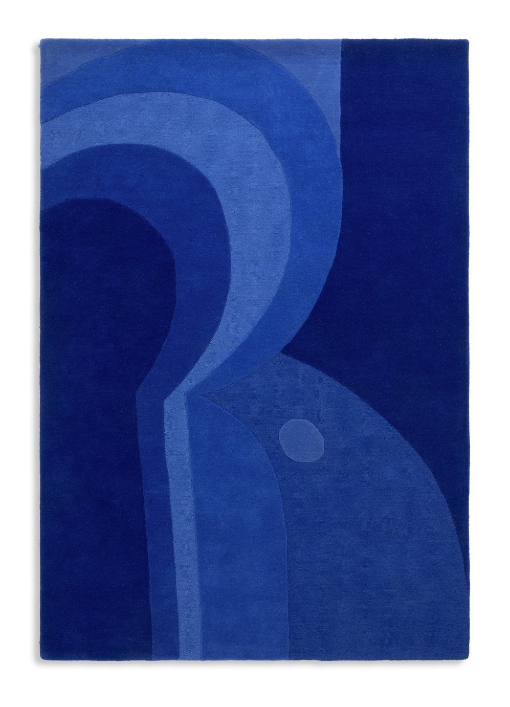 Habitat 60 Ripple Rug by Simone Brewster - 160x230cm - Blue