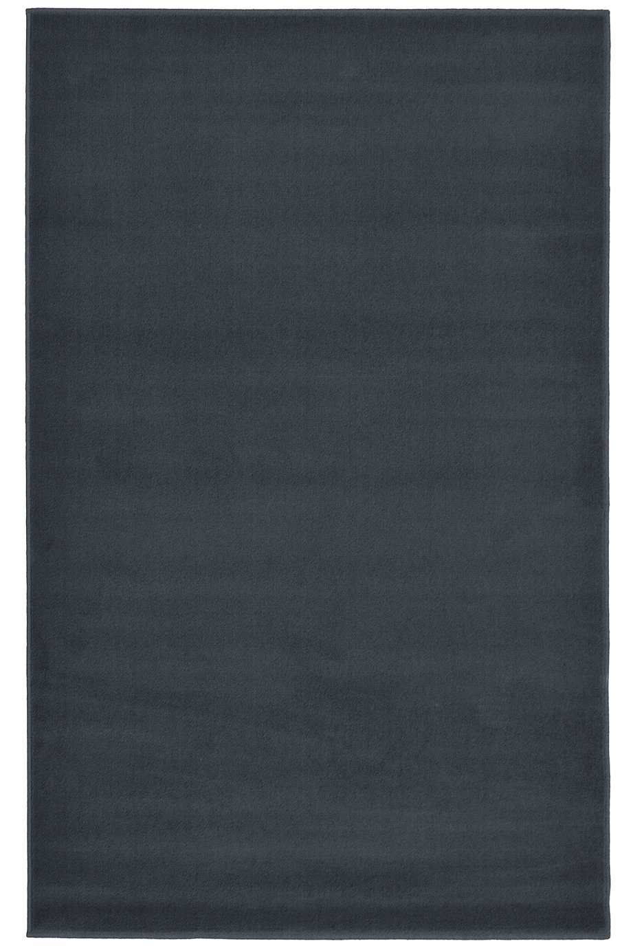 Homemaker Adorn Plain Rug - 80x150cm - Charcoal