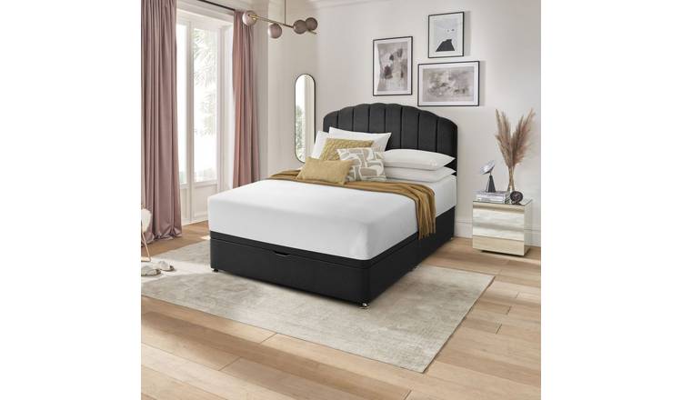 Silentnight Superking Half Ottoman Bed Base - Charcoal