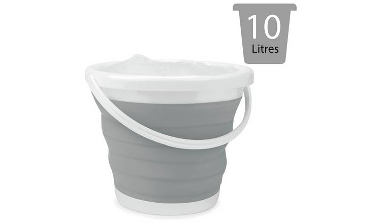 Beldray 10 Litre Collapsible Laundry Bucket - Grey