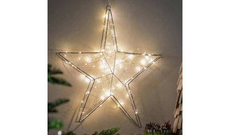 Habitat Warm White Star Shaped Christmas Light