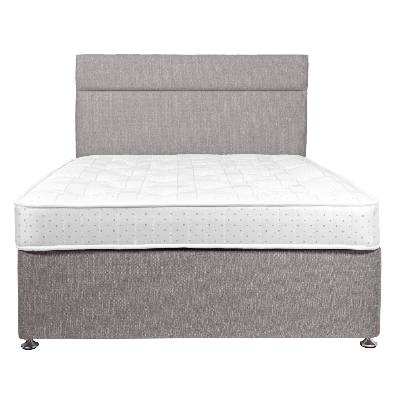 Argos Home Winslow 600 Pocket 4 Drw Small Double Divan -Grey Review