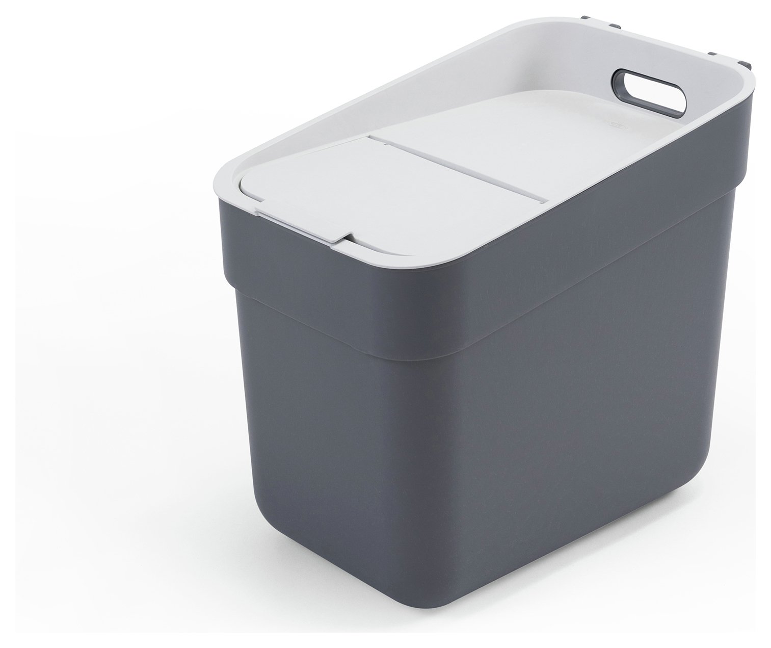 Buy Curver 20 Litre Lift Top Recycling Bin Grey Kitchen Bins Argos   4729473 R Z001A