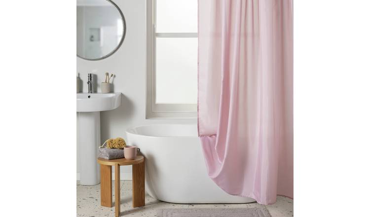 Argos Home Shower Curtain - Pink